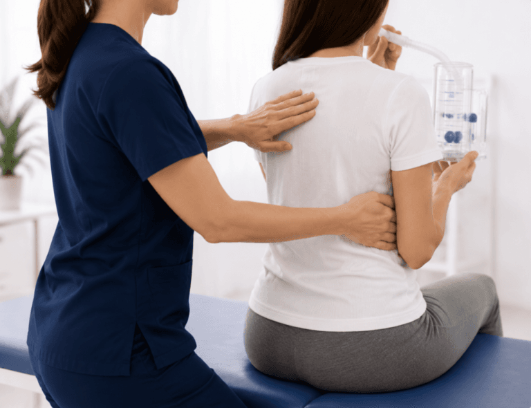 Terapia respiratoria en Fisioterapia MEC, Chía